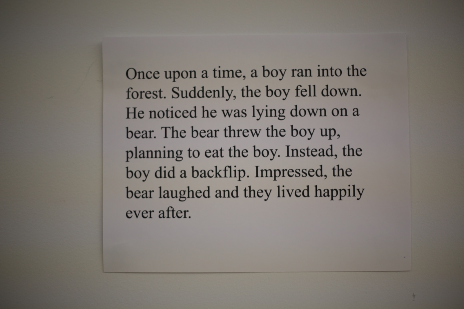 Story text